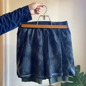 Lululemon 2-in-1 Running Shorts with extended liner